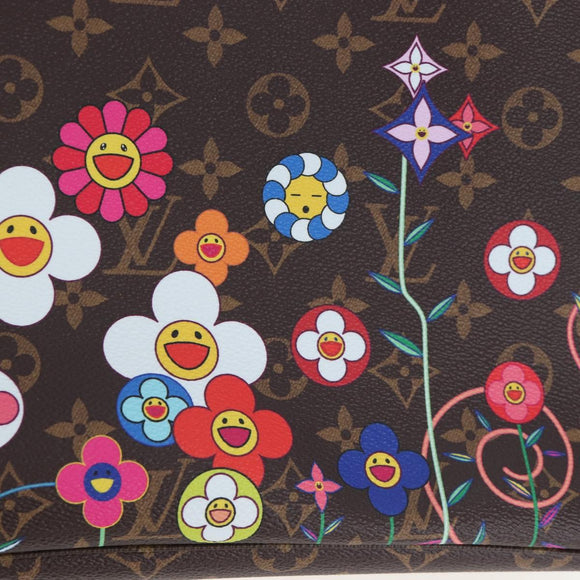 LOUIS VUITTON Monogram Flower Neverfull MM Tote Bag M13271 LV Auth 197257SM