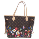 LOUIS VUITTON Monogram Flower Neverfull MM Tote Bag M13271 LV Auth 197257SM-13