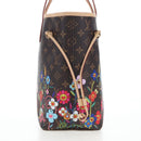 LOUIS VUITTON Monogram Flower Neverfull MM Tote Bag M13271 LV Auth 197257SM-3