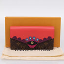 LOUIS VUITTON Monogram Totem Portefeuille Sarah Long Wallet M61348 Auth 197259M-12