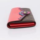 LOUIS VUITTON Monogram Totem Portefeuille Sarah Long Wallet M61348 Auth 197259M-3