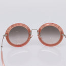 Miu Miu Sunglasses Metal Pink Auth 197261M-9