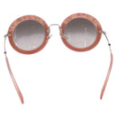 Miu Miu Sunglasses Metal Pink Auth 197261M-2