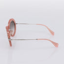 Miu Miu Sunglasses Metal Pink Auth 197261M-5