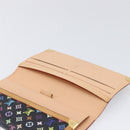 LOUIS VUITTON Monogram Multicolor Porte Tresor Wallet Black M92658 Auth 197263A-20