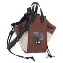 LOEWE × Studio Ghibli Suswatari Hammock Mini Bag Canvas 2way Beige Auth 197265SM-1