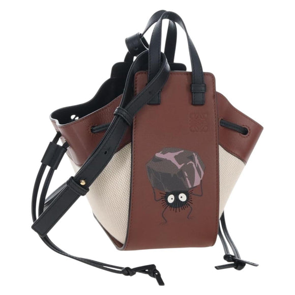 LOEWE × Studio Ghibli Suswatari Hammock Mini Bag Canvas 2way Beige Auth 197265SM