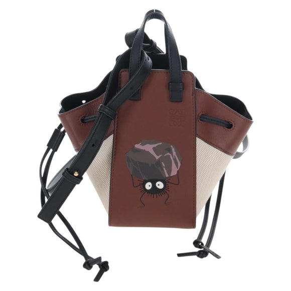 LOEWE × Studio Ghibli Suswatari Hammock Mini Bag Canvas 2way Beige Auth 197265SM