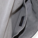 FENDI Chain Shoulder Bag Suede 2way Brown Gold Auth 197273SAV-18