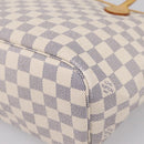 LOUIS VUITTON Damier Azur Neverfull PM Tote Bag N41362 LV Auth 197274V-16