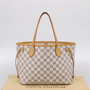 LOUIS VUITTON Damier Azur Neverfull PM Tote Bag N41362 LV Auth 197274V-12