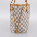 LOUIS VUITTON Damier Azur Neverfull PM Tote Bag N41362 LV Auth 197274V-3