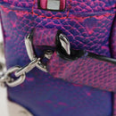 LOUIS VUITTON Taurillon Clemence Illusion Mini Soft Trunk M81219 Auth 197276SM-19