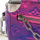 LOUIS VUITTON Taurillon Clemence Illusion Mini Soft Trunk M81219 Auth 197276SM-20