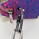 LOUIS VUITTON Taurillon Clemence Illusion Mini Soft Trunk M81219 Auth 197276SM-8