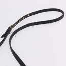 Miu Miu Matelasse Hand Bag Cotton 2way Black Gold Auth 197277-18