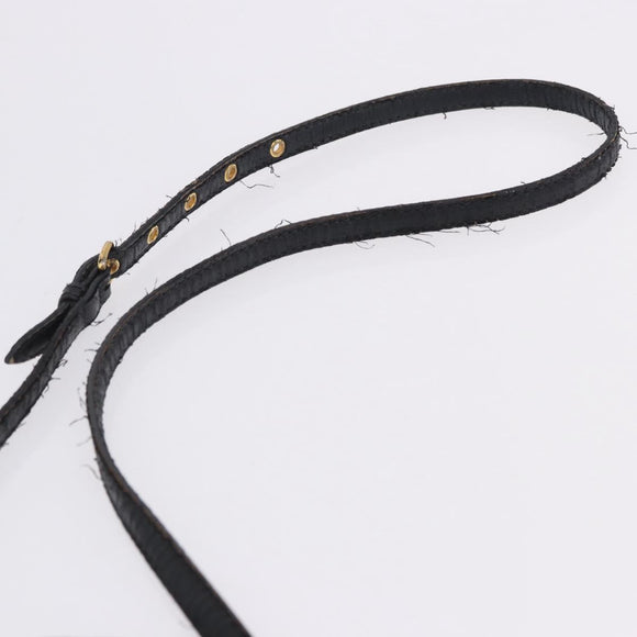 Miu Miu Matelasse Hand Bag Cotton 2way Black Gold Auth 197277