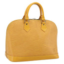 LOUIS VUITTON Epi Alma Hand Bag Yellow M52149 LV Auth 197280A-1