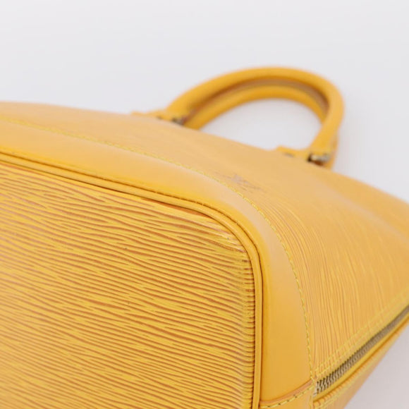 LOUIS VUITTON Epi Alma Hand Bag Yellow M52149 LV Auth 197280A