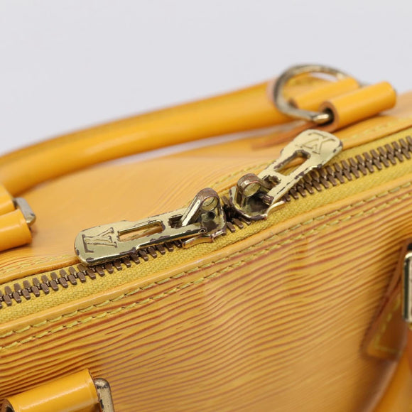 LOUIS VUITTON Epi Alma Hand Bag Yellow M52149 LV Auth 197280A