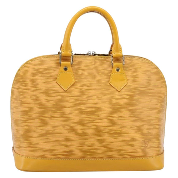 LOUIS VUITTON Epi Alma Hand Bag Yellow M52149 LV Auth 197280A