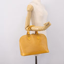LOUIS VUITTON Epi Alma Hand Bag Yellow M52149 LV Auth 197280A-20