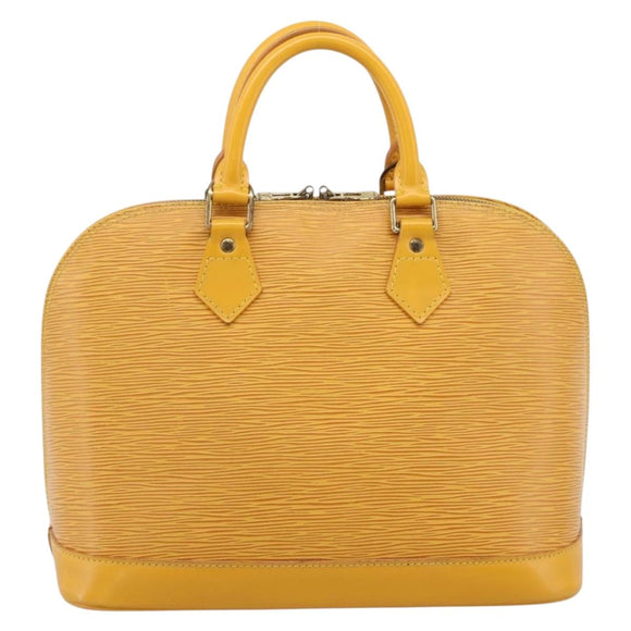 LOUIS VUITTON Epi Alma Hand Bag Yellow M52149 LV Auth 197280A