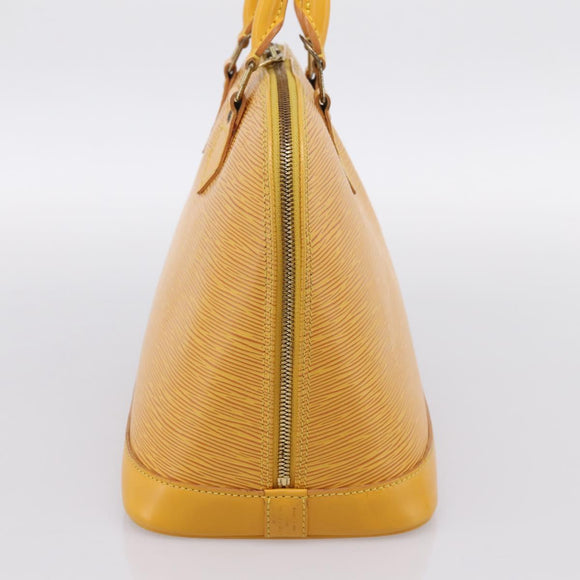 LOUIS VUITTON Epi Alma Hand Bag Yellow M52149 LV Auth 197280A