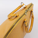 LOUIS VUITTON Epi Alma Hand Bag Yellow M52149 LV Auth 197280A-6