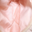 Miu Miu Matelasse Wonder Hand Bag Satin 2way Pink Gold Auth 197282V-11