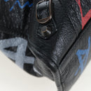 BALENCIAGA The Classic City Bag Leather 2way Black Silver 431621 Auth 197283SAM-13