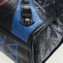 BALENCIAGA The Classic City Bag Leather 2way Black Silver 431621 Auth 197283SAM-14