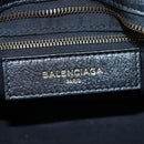BALENCIAGA The Classic City Bag Leather 2way Black Silver 431621 Auth 197283SAM-22