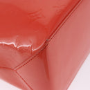 LOUIS VUITTON Vernis Bluebird Wilshire PM Bag Orenge Sunset M93644 Auth 197286-15