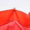 LOUIS VUITTON Vernis Bluebird Wilshire PM Bag Orenge Sunset M93644 Auth 197286-12