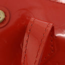 LOUIS VUITTON Vernis Bluebird Wilshire PM Bag Orenge Sunset M93644 Auth 197286-8