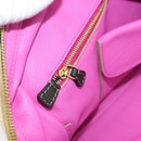 LOEWE Anagram Amazona 36 Hand Bag Suede Leather Beige Gold Auth 197287V-27