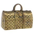 LOUIS VUITTON Monogram Keepall Motif Paper Weight metal Gold LV Auth 197289M-1