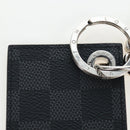 LOUIS VUITTON Damier Grafitte Porte Cles LV Alps Bag Charm M63840 Auth 197290M-14