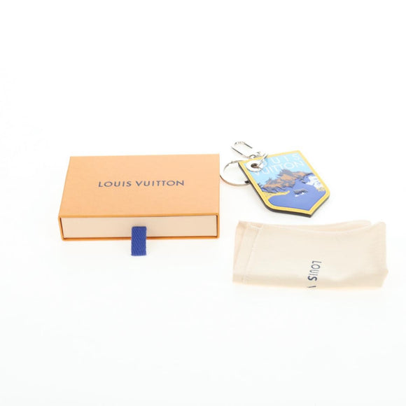 LOUIS VUITTON Damier Grafitte Porte Cles LV Alps Bag Charm M63840 Auth 197290M