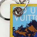 LOUIS VUITTON Damier Grafitte Porte Cles LV Alps Bag Charm M63840 Auth 197290M-4