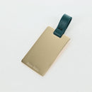 Miu Miu Matelasse Neck Pouch Leather Green Gold Auth 197292M-25
