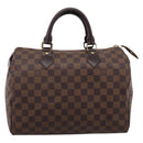 LOUIS VUITTON Damier Ebene Speedy 30 Hand Bag N41364 LV Auth 197300V-13