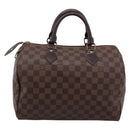 LOUIS VUITTON Damier Ebene Speedy 30 Hand Bag N41364 LV Auth 197300V-2