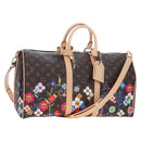 LOUIS VUITTON Takashi Murakami Keepall Bandouliere 45 Bag M14182 Auth 197301SM-1