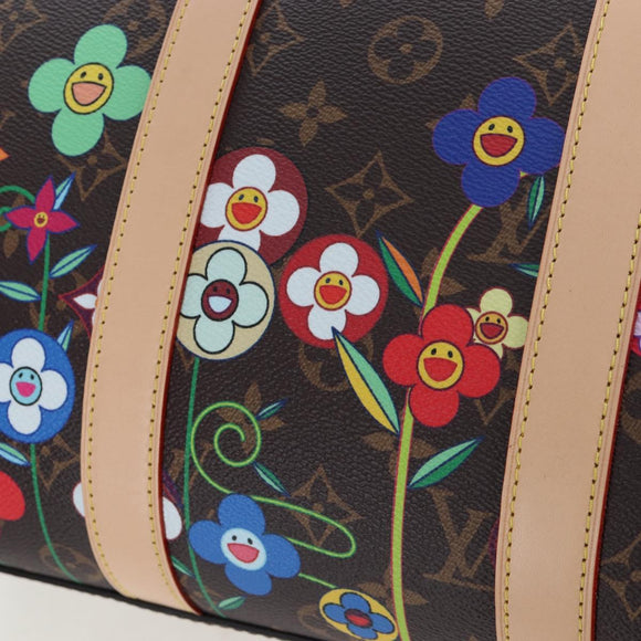 LOUIS VUITTON Takashi Murakami Keepall Bandouliere 45 Bag M14182 Auth 197301SM