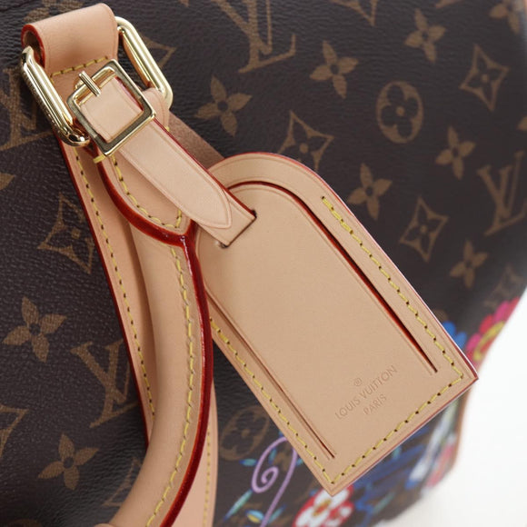LOUIS VUITTON Takashi Murakami Keepall Bandouliere 45 Bag M14182 Auth 197301SM