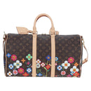 LOUIS VUITTON Takashi Murakami Keepall Bandouliere 45 Bag M14182 Auth 197301SM-2