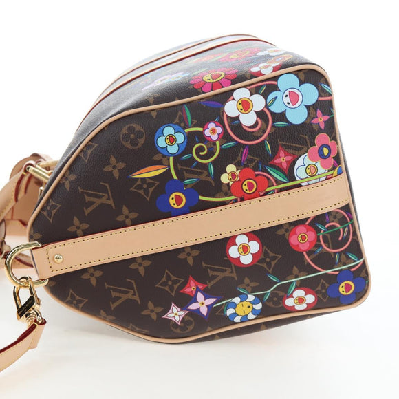 LOUIS VUITTON Takashi Murakami Keepall Bandouliere 45 Bag M14182 Auth 197301SM