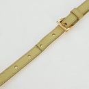 PRADA Hand Bag Canvas 2way Gold Yellow Auth 197302V-8